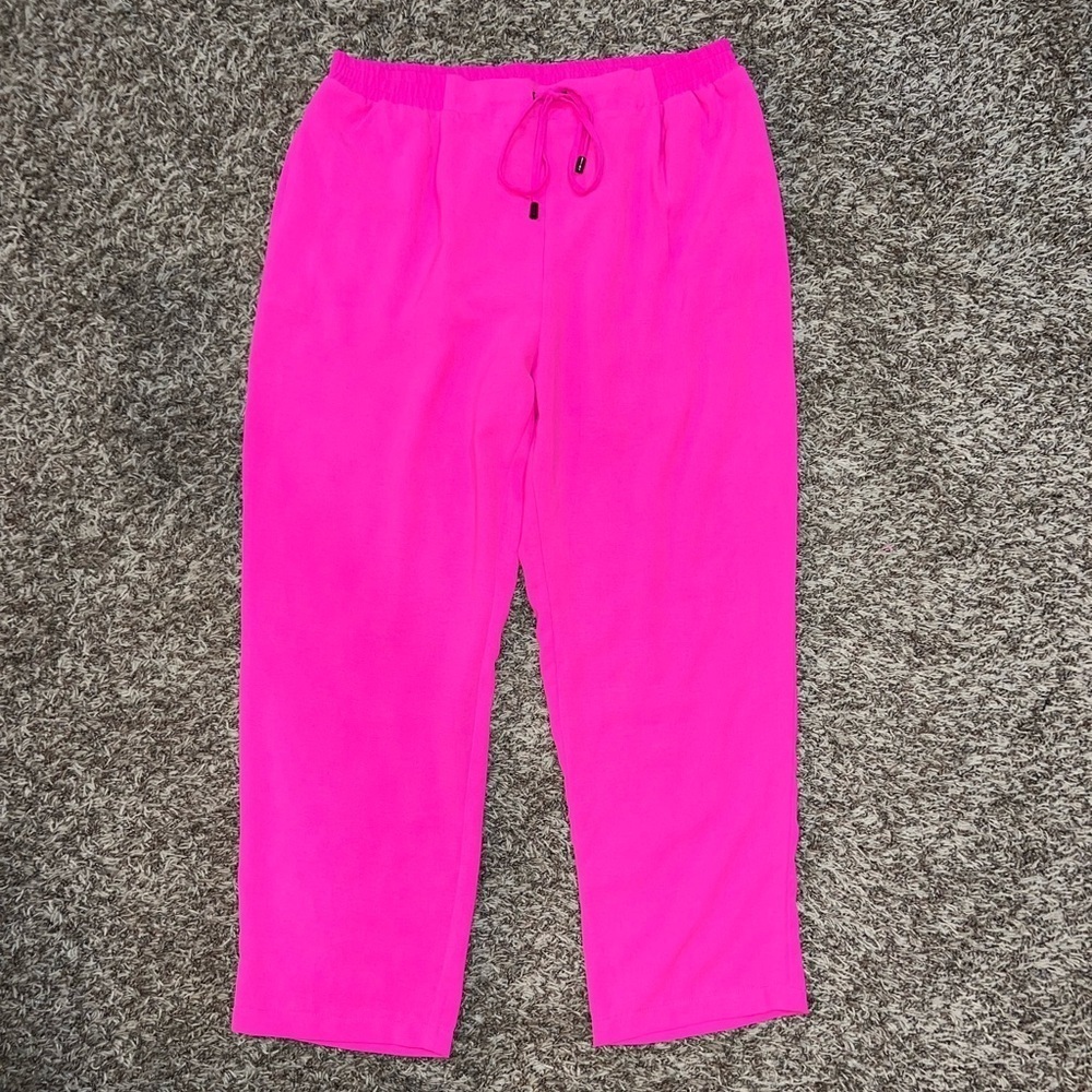Hot pink GeeGee dress pants, size 1xl